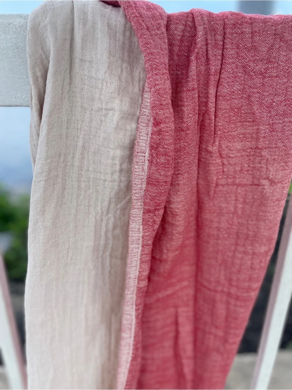 Muslin Towel Red